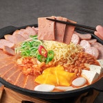 핵이득 마켓 참피디 햄 폭탄 치즈 부대전골 부대찌개 밀키트 1kg : 핵이득마켓
