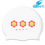 SC-2378 센티 해피플라워 실리콘 수모 : 남도스포츠