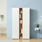 1000 모던 광폭 거실 다용도수납장 선반장 정리장 탕비실 부엌 : 달부리빙