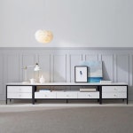 75인치거실장 와이드 거실티비받침대 티브 TV장 추천 서랍장 콘솔 : 달부리빙