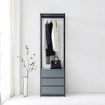 600 3단서랍 드레스룸 행거 양복 바지걸이 간이옷장 자취방 옷헹거 : 달부리빙