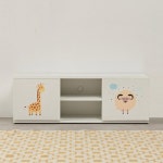 화이트 모던 티비다이 거실수납장 원룸 콘솔 추천 북유럽 티브 TV : 달부리빙