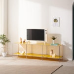 1800 강화유리 거실선반장 모듈거실장 TV장 티비 콘솔 심플 스탠드 : 달부리빙