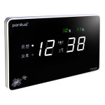 페니투스 대형 벽시계 휴게소 무소음 자동 수신 시간 디지털 시계 : 일타리빙몰