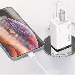 PTI001 아이폰14 13 12 11 PRO MAX 고속충전기/어댑터 추천 45W 2포트 : 블루IT