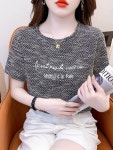 애니율 여성 여름 시원한 럭셔리 반팔 티셔츠 G5453 : 애니율