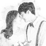 마이월플레이즈 스케치 연필 초상화 인물화 : 마이월플레이즈