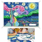 명화놀이 별이빛나는밤 그리기놀이 플랜카드키트 어린이집 유아만들기 : 마켓  트리