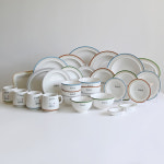 시라쿠스 메이플 4인 스페셜 그릇 식기 세트 30P 크림화이트 : 로메이키친