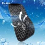 차량용 여름 쿨링 퀼팅 쿠션 등받이 시트커버 새차선물 차꾸미기 의자덮개 자동차용품 : 적호