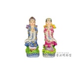 칠보바람동자세트 - 2자 청색홍색 : 불교365