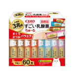 이나바 스고이 유산균 츄르 14g x 60P 참치&가다랑어 버라이어티 고양이간식 : 우다다냥이