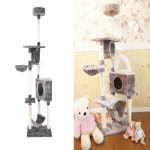 고양이운동기구 높이조절 안락한쉼터 숨숨집캣타워 나무캣타워 노묘캣타워 : FLOBATF