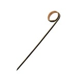 100P세트 블랙링 대나무 가니쉬 픽 칵테일도구 칵테일용품 일회용 이쑤시개 과일픽 9cm : Barmade