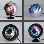 LED 차량 서큘레이터 송풍구클립 바람세기 선풍기 거치대포함 : 제니스마트111