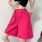 애니율 여성 여름 시원한 밴딩 와이드 반바지 G5536 : 애니율
