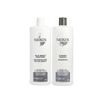 NIOXIN 니옥신 시스템 2 스칼프 테라피 컨디셔너 앤 클렌저 샴푸 포 내추럴 헤어 위드 프로그레스드 띠닝 리터 듀오 2개 : THEPERFUMES