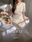라델 라운드 리본 스트랩 백 포인트 맥시 원피스 : 달리호텔