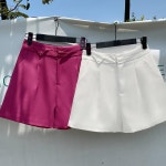 애니율 여성 여름 하이웨이스트 와이드 반바지 G5540 : 애니율