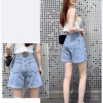애니율 여성 여름 데님 하이웨이스트 청반바지 G5542 : 애니율