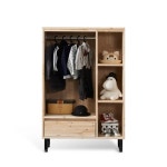 원목행거 아기옷장 낮은선반 아이수납장 옷방장롱 : 라이프-쇼핑