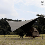 ARBOR 아버 캠핑 와일드 블랙코팅 타프 차박 윙 : 아버아웃도어