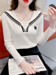 애니율 여성 봄 가을 캐주얼 슬림핏 티셔츠 G5747 : 애니율