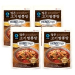 청정원 호밍스 얼큰 고기 짬뽕탕 450g 4개 : 스마트바잉