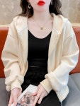 애니율 여성 봄 가을 캐주얼 후드 집업 자켓 G5748 : 애니율