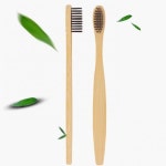 대나무 칫솔 블랙 50개  치솔 생분해 행사 기념품 단체물품 판촉 : 안주인의 행복