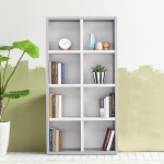 세련된 4단 서재 거실책장 책진열대 책보관선반 자녀방 아이방 : 달부리빙