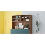 1200 주방상부장 그릇수납장 부엌장 전시 탕비실가구 카페 식당 : 달부리빙