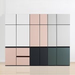 350 세련된 다용도 주방상부장 수납장 진열 다이닝 그릇장 홈카페 : 달부리빙