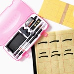 붓글씨 초등 어린이 서예 문방사우 세트 (블루) : JJ공간