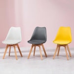 세련된 원목다리 식탁의자 다이닝체어 1인용 추천 업소용 고급 : 달부리빙