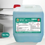 공공화장실용 빌딩화장실 대용량 변기세정제18.75L 학교 : 행복의 주문