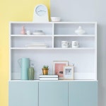 1200 주방상부장 그릇수납장 부엌장 전시 탕비실가구 카페 식당 : 달부리빙