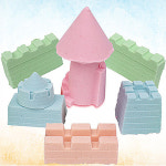 촉감 모래 놀이 몰드 세트 실내 샌드 아트 모래성 6종 패키지 놀이터... 흙 감성 장난감 놀이용 가정용 어린이집 색깔 도구 찍기틀 : 드림 릴라이즈