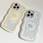 갤럭시 a54 53 34 32 24 23 22 14 13 감성 리본 데코 물결 젤리 케이스 : 사찌몰