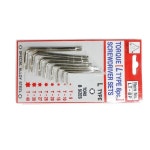 삼정정밀 육각렌치 L별렌치 세트 TWLS-8 T9-T40 : 정풍볼트공구