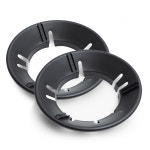 퀸마루 바람박사 가스버너 부르스타 가림막 바람막이 내구성UP 블랙코팅 고급형 2개 : 굿드림포유