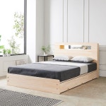 가구산책 엘다 편백 LED 1단 수납침대 Q 매트미포함 H3959 : 제이에스스토아