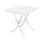 [대여]사각 파라솔 테이블 화이트 편의점 테이블 렌탈 : 다대여