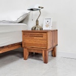 가구산책 멀바우 원목 수납 협탁 390 H3888 : 제이에스스토아