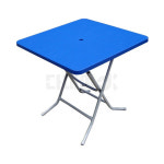 [대여]사각 파라솔 테이블 블루 편의점 테이블 렌탈 : 다대여