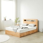 가구산책 참죽 LED 1단 수납침대 SS 매트미포함 H3954 : 제이에스스토아