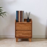 가구산책 월넛 고무나무 협탁 400 H3373 : 제이에스스토아