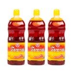 오뚜기 옛날 고추맛 기름 1.5L 3개 : 스마트바잉