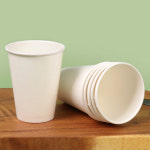 테이크아웃컵 일회용 8 무지 종이컵 240ml 커피컵 카페 용품 소량 200개 : 해피팩