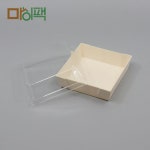 배달용기 WD-108 정사각 PET세트 300개 : mypack